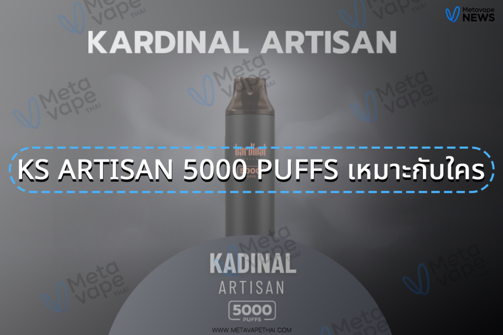 Ks Artisan 5000 Puffs เหมาะกับใคร